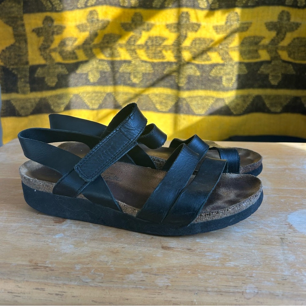 Naot Kayla Sandal - leather straps and cork sole